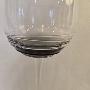 Set Of 4 Retired Mikasa 17 oz Smoke Swirl Goblets EUC